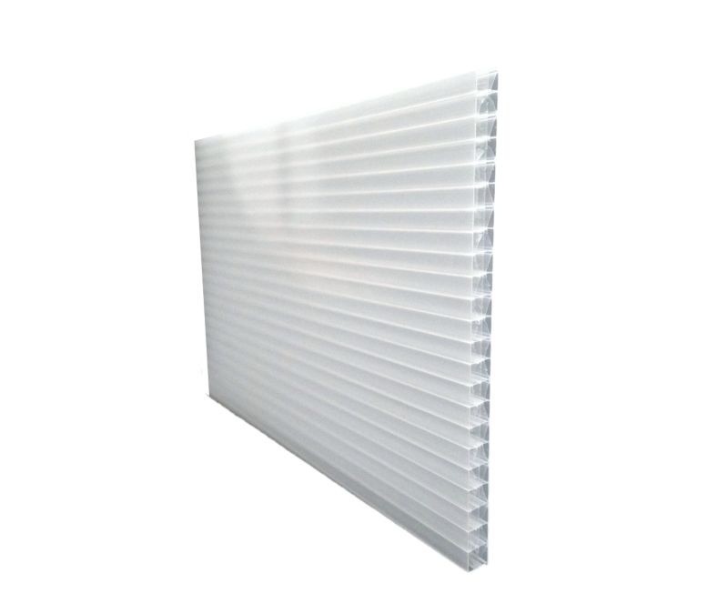 Poliwęglan komorowy TECH-PLAST 10mm opal mleczny 1,05 x 5,00m X-premium 1 szt.