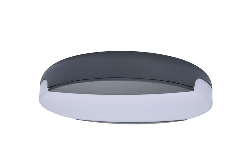 Lampa sufitowa zewnętrzna Lutec Sweep antracytowa LED 23.5W 2600K-6000K 1600lm IP54 wym: 5,5 x 26 x 26 cm - 1 szt.