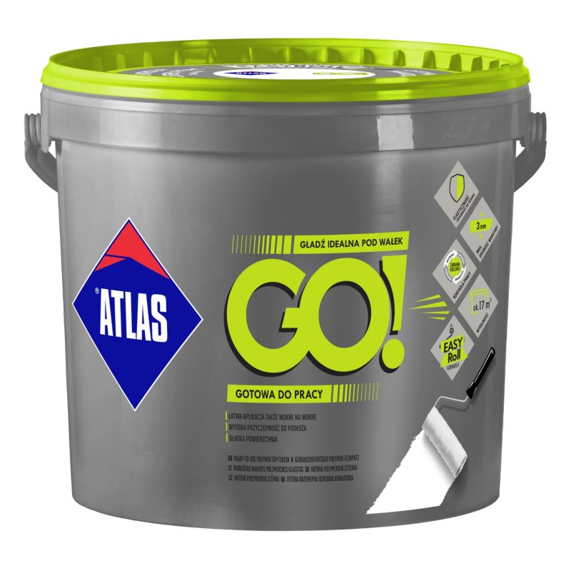 Gotowa gładź szpachlowa Atlas GO 25 kg