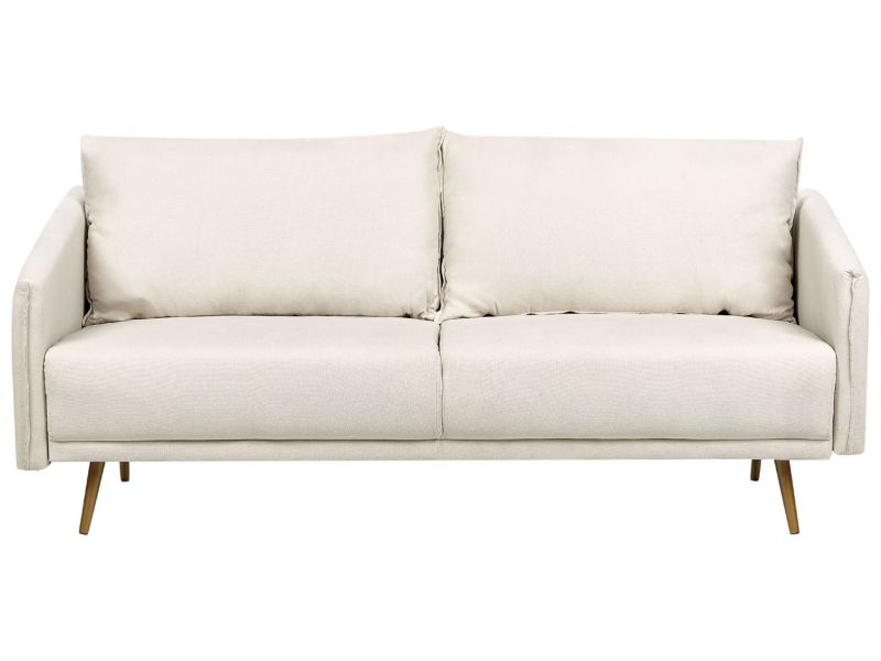 Sofa Maura Jasnobeżowy dla 3 osób 1 szt.