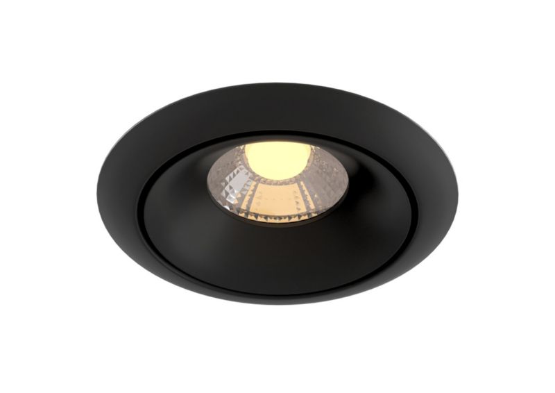 Oprawa sufitowa wpuszczana Maytoni Yin czarna LED 9W 3000K 650lm IP20 wym: 9,8 x 9,8 x 7,5 cm okrągła - 1 szt.