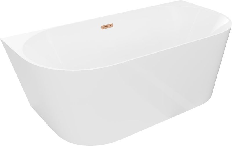 Wanna przyścienna Mexen Oval Slim biała 170x80 cm 52661708000-651 szt.