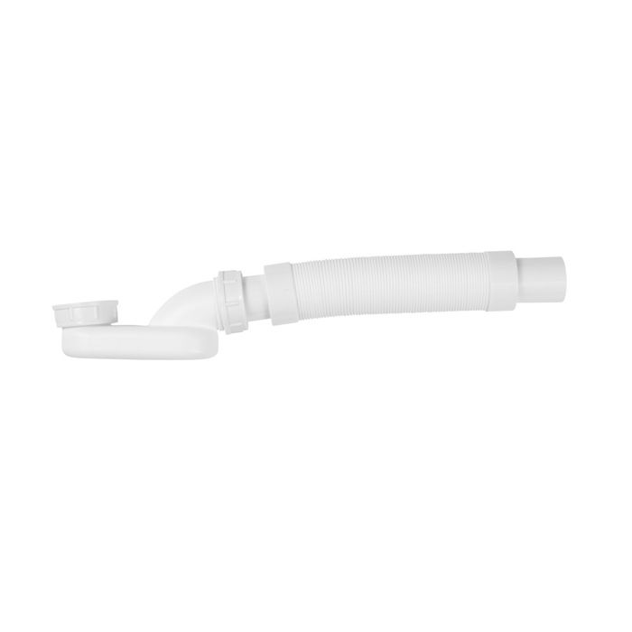 Syfon Sapho z elastycznym wężem przyłączeniowym 680 mm średnica odpływu 40 mm wanna brodzik 1szt