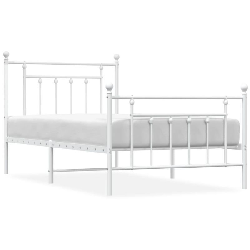 Łóżko metalowe WaszeMeble 100x190 cm biała WM-353598 1 szt.
