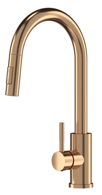Bateria Kuchenna Z Wyciąganą Wylewką Granitan Loseto rosegold 1 szt.