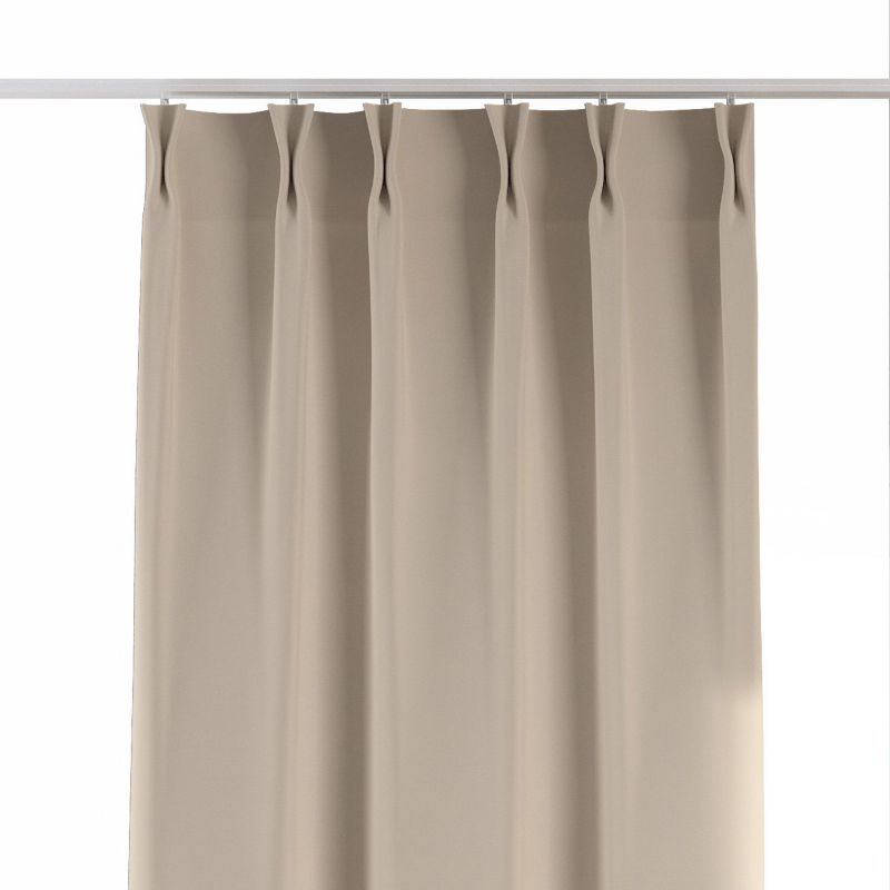 Zasłona na haczykach flex podwójnych 140 x 260 cm Dekoria naturalny len 1 szt.