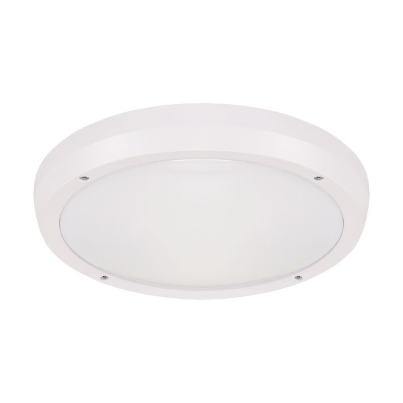 Lampa sufitowa zewnętrzna Struhm Ramen biała 2 x E27 x 20W IP65 wym: 9,1 x 30 x 30 cm - 1 szt.
