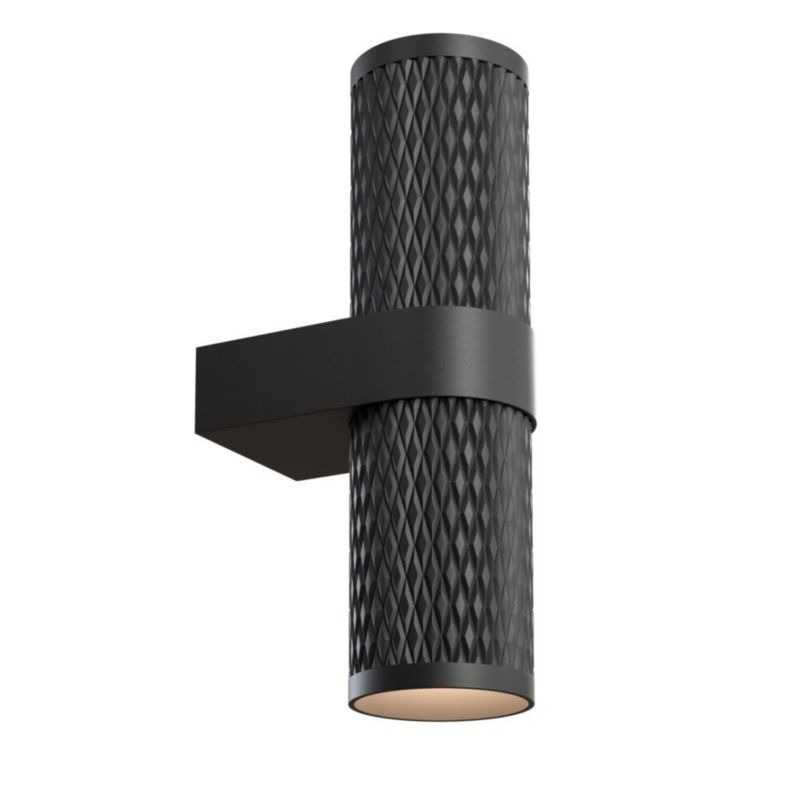 Kinkiet ścienny Maytoni Focus Design czarny 2 x GU10 x 7W IP20 wym: 21,7 x 6,5 x 10,6 cm - 1 szt.