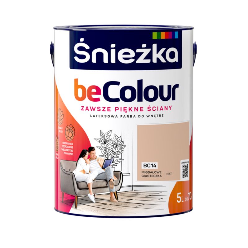 Farba Śnieżka Becolour migdałowe ciasteczka 5 l
