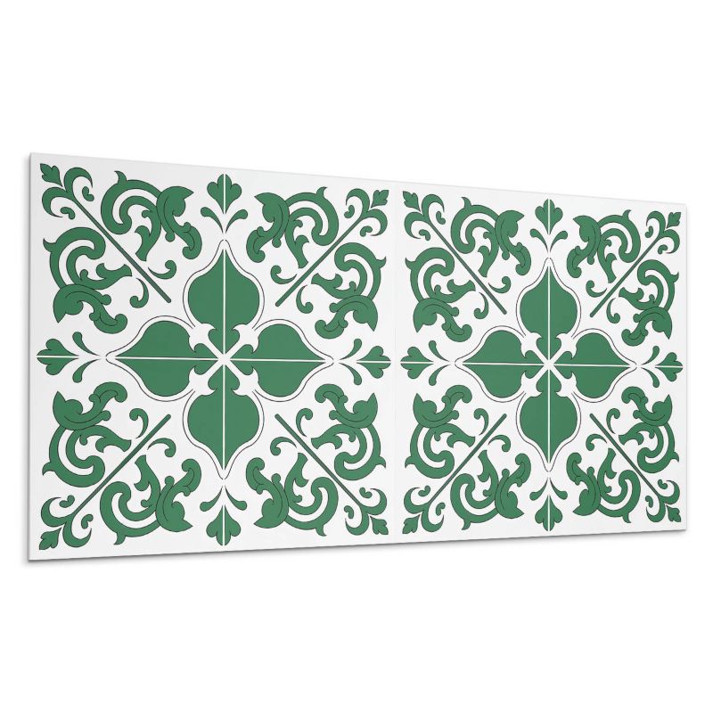 Kafelki samoprzylepne Wallfluent 60x30 cm Ornamentowe wzory roślinne w stylu klasycznym 6 szt.