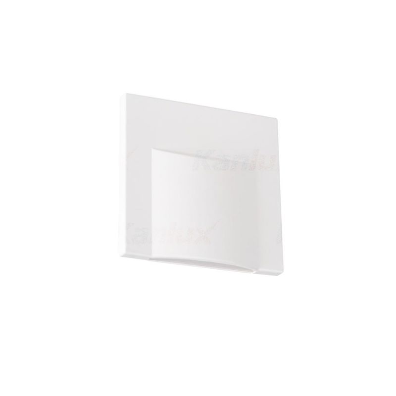 Oprawa oświetleniowa schodowa Kanlux Erinus biała LED 0.8W 3000K 15lm IP20 wym: 7,5 x 1,6 cm kwadratowa - 1 szt.
