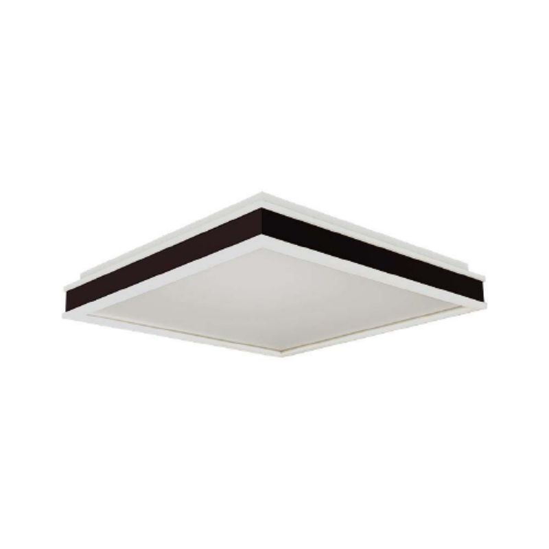 Plafon V-TAC czarno-biały LED 48W 4000K 4480lm IP20 wym: 6,2 x 50 x 50 cm tworzywo sztuczne - 1 szt.