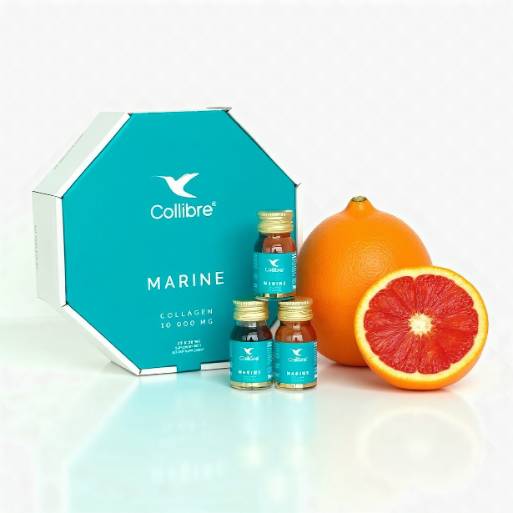 Kolagen Collibre Marine (15 butelek) kolagen morski o skuteczności potwierdzonej badaniami (Zawartość zestawu: 15 butelek x 30ml)