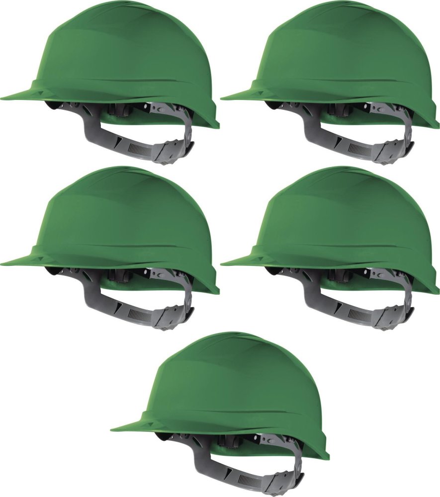 5x Hełm ochronny Delta Plus Zircon 1, zielony