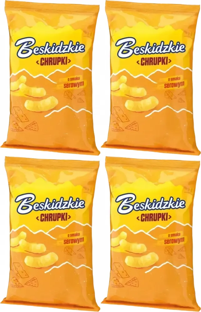 4x Chrupki Beskidzkie Aksam, serowy, 85g