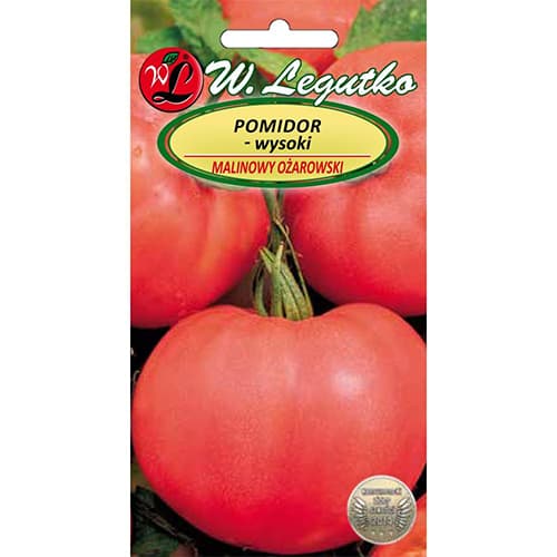 1 szt, Tomate Malinowy Ozarowski - Samen: Ilość w opakowaniu: 1 g