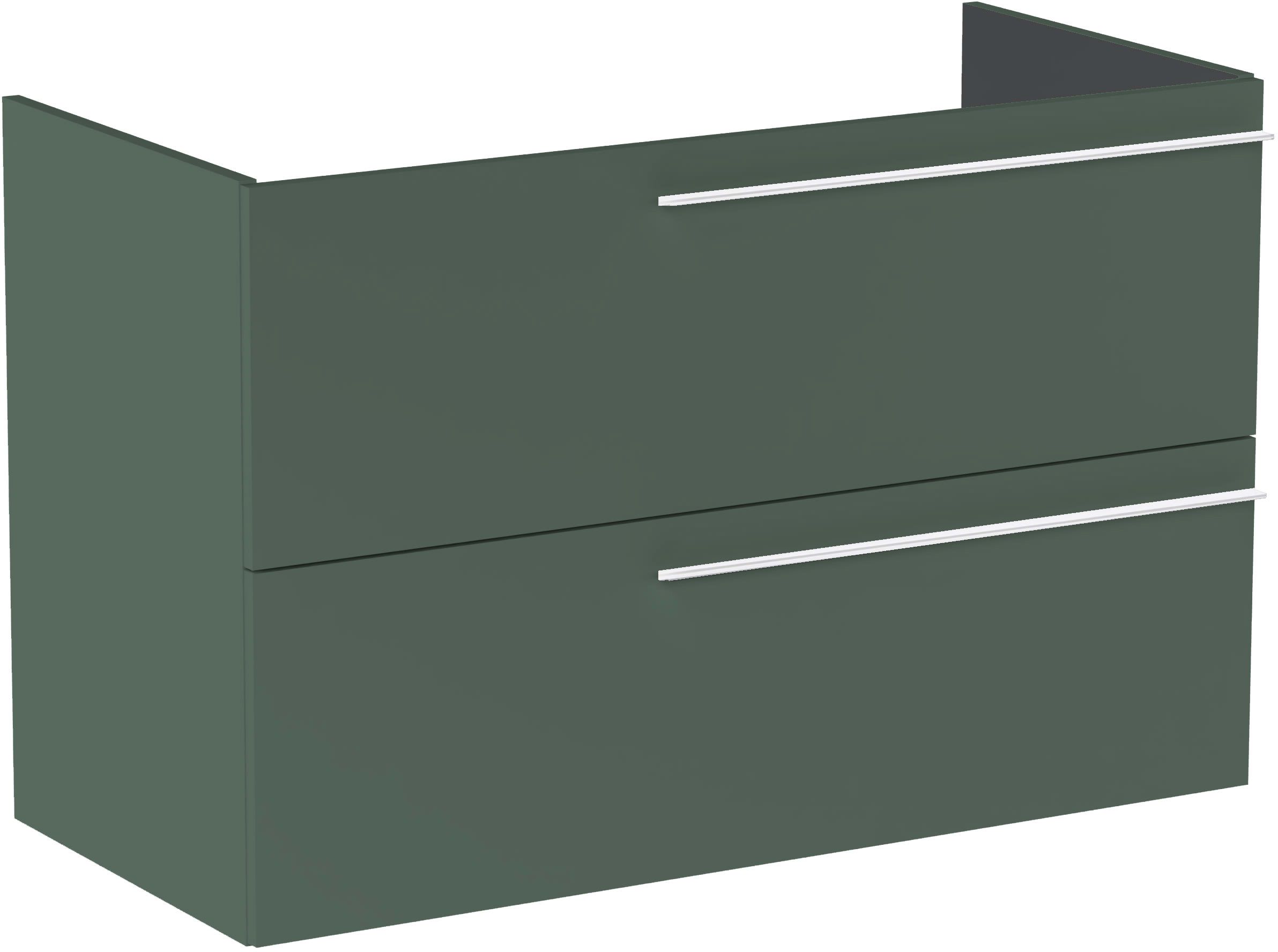 Roca Ella szafka 98,5x44,6x63,5 cm podumywalkowa wisząca zielona A857771534