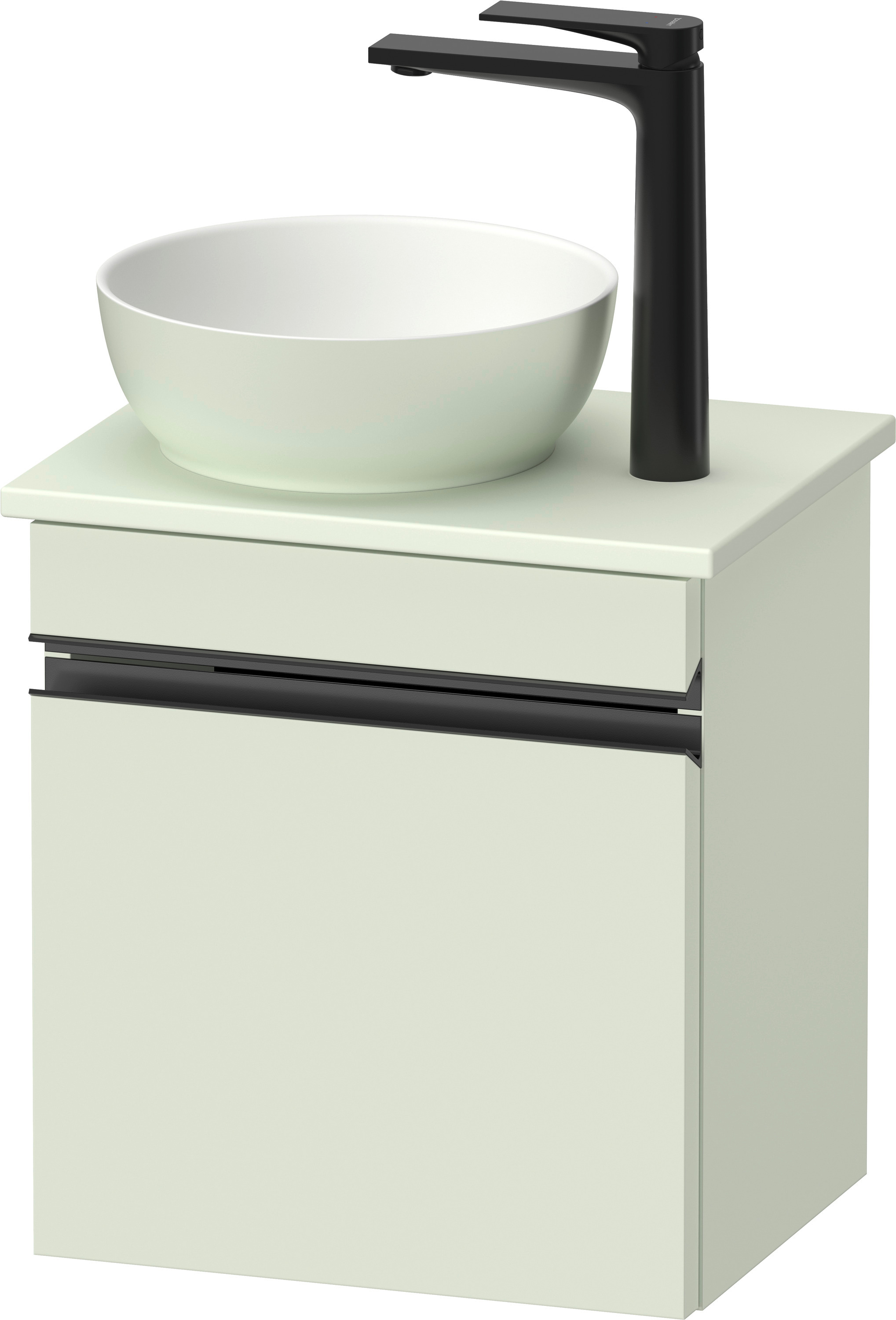 Duravit Sivida szafka 40x32,5x44 cm podumywalkowa wisząca czarna-zielona SV4656RBDHH0000