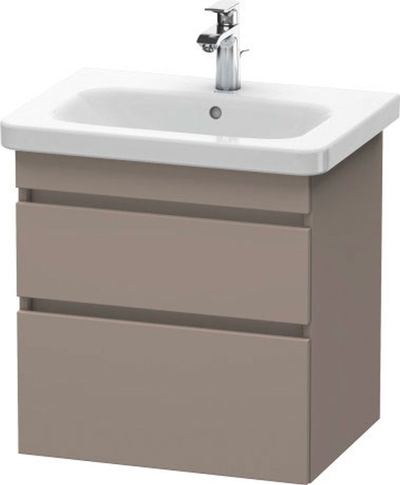 Duravit DuraStyle szafka 58 cm podumywalkowa wisząca bazalt mat dekor DS648001643
