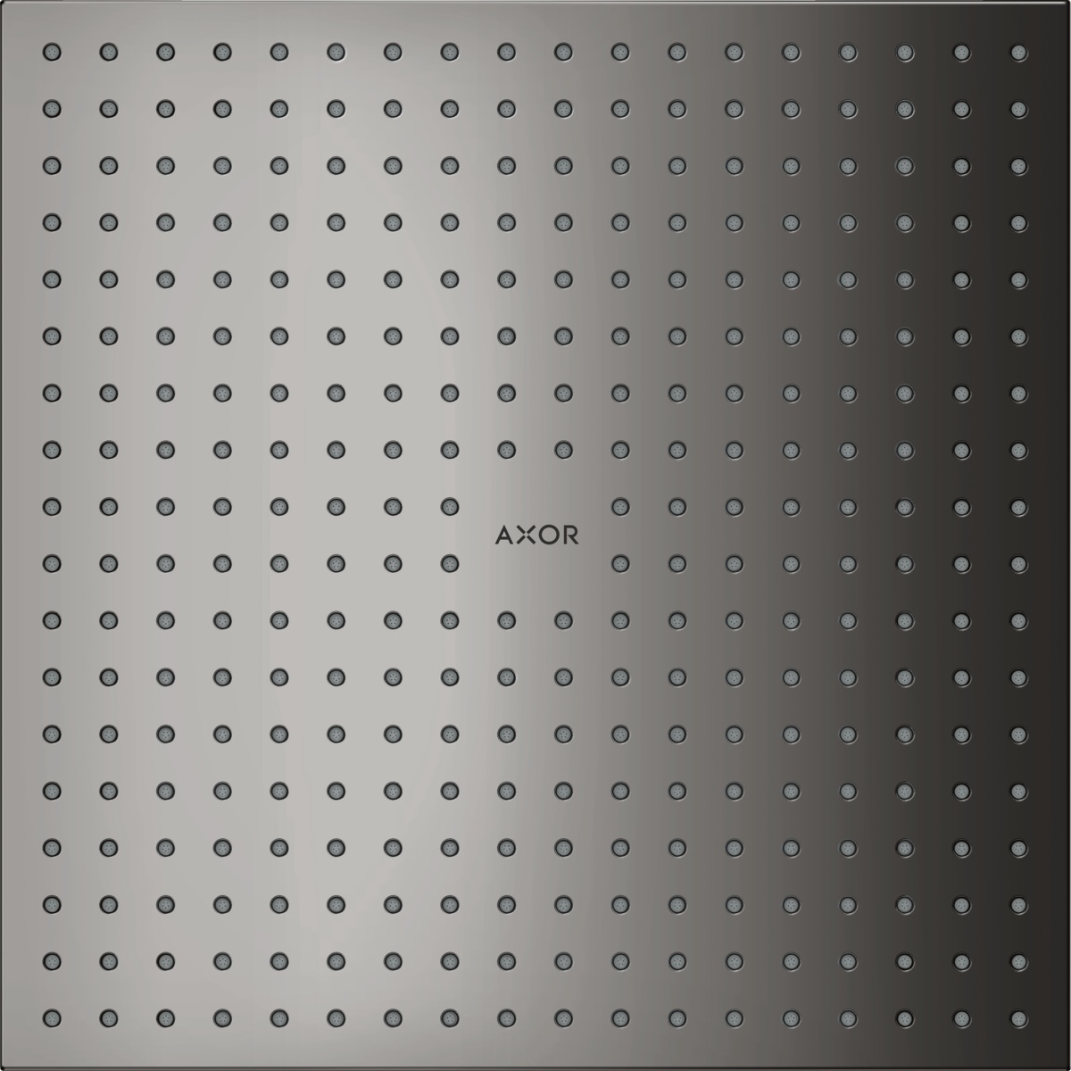 Axor ShowerSolutions deszczownica 30x30 cm kwadratowa czarny chrom polerowany 35317330