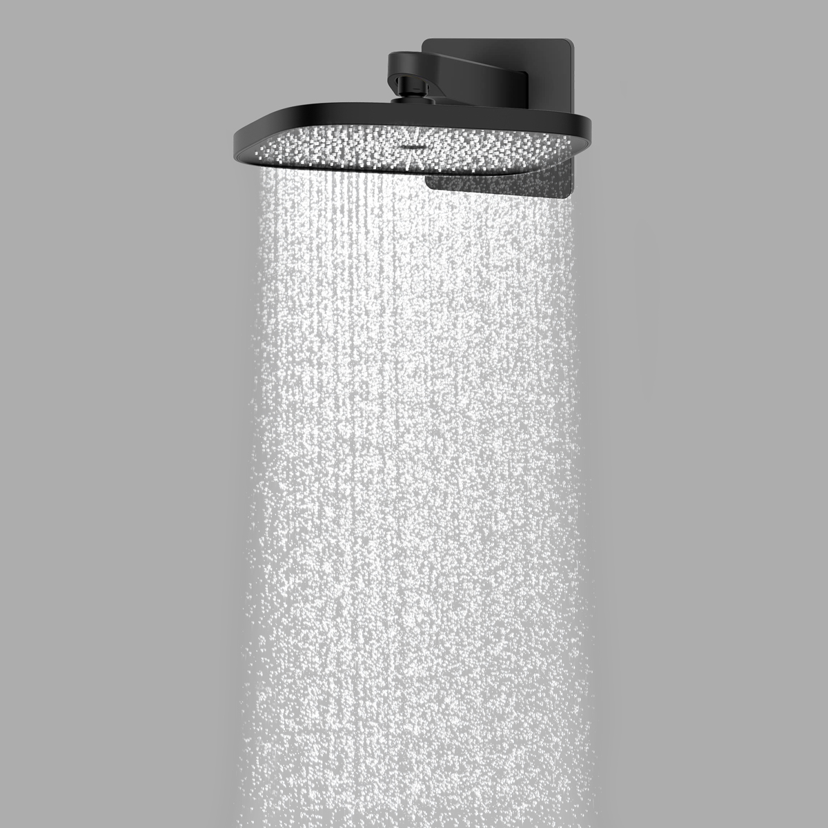 Oltens Vann (S) deszczownica 26x26 cm kwadratowa czarny mat 37008300 - Wysyłka w 24h