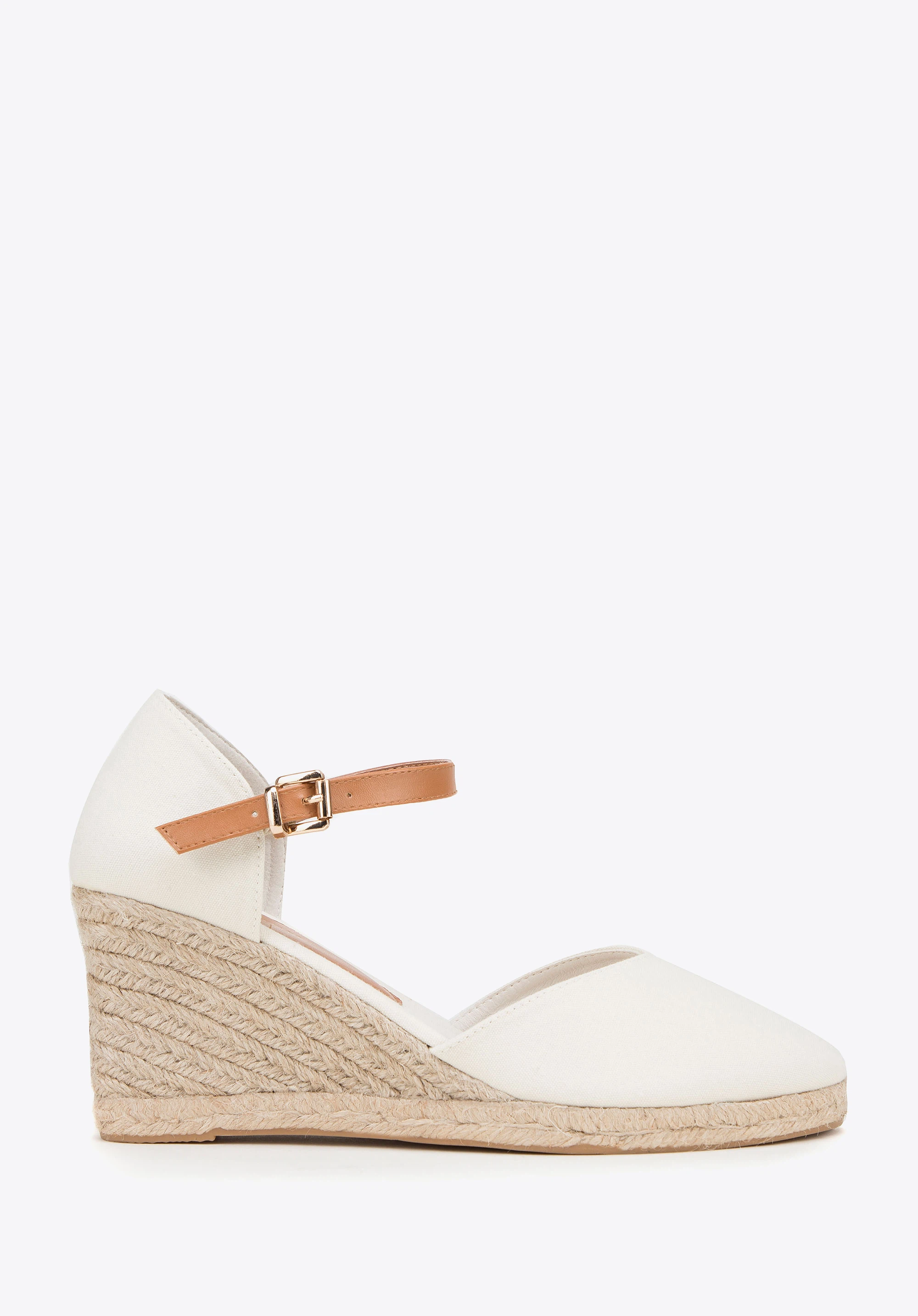 Damskie espadryle z paskiem