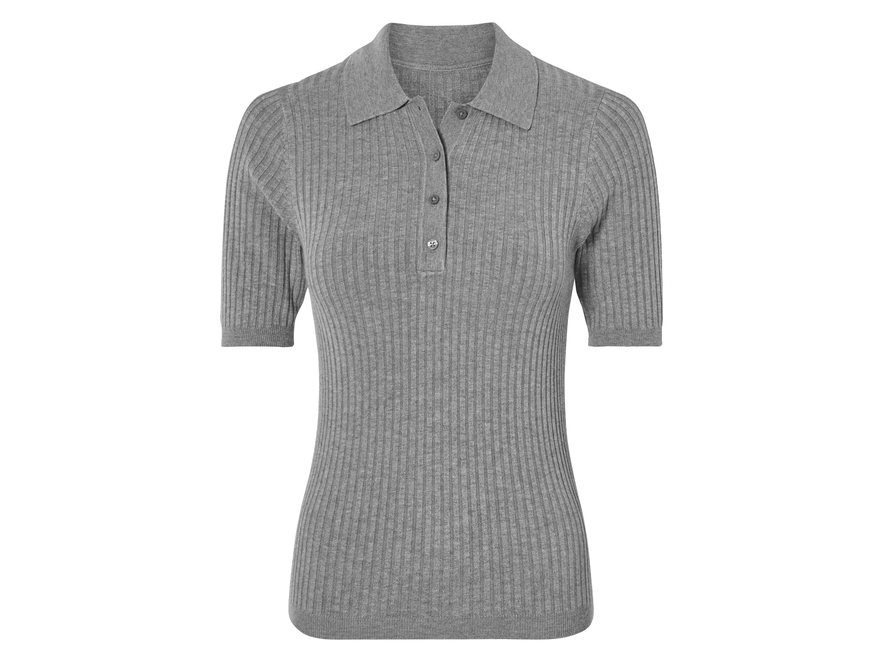 esmara Koszulka polo damska Szary, L44/46