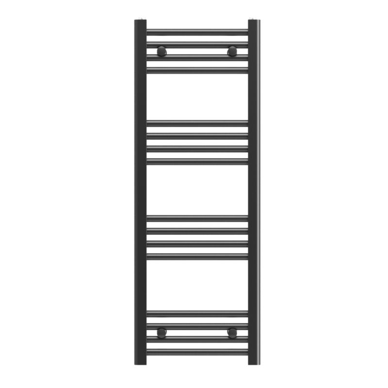 Grzejnik Łazienkowy Granitan Breno 40/110cm Czarny Kaloryfer Drabinkowy 1kpl.