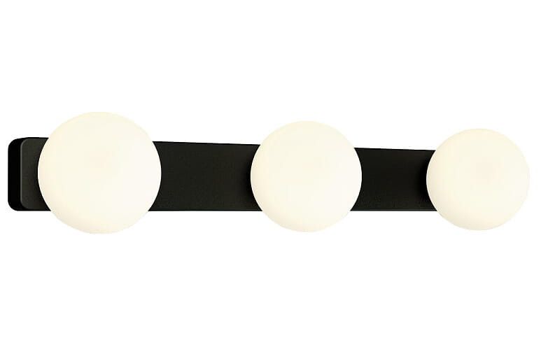 Kinkiet ścienny Nowodvorski Lighting Brazos czarno-biały 3 x G9 x 25W IP44 wym: 8 x 40 x 11 cm - 1 szt.
