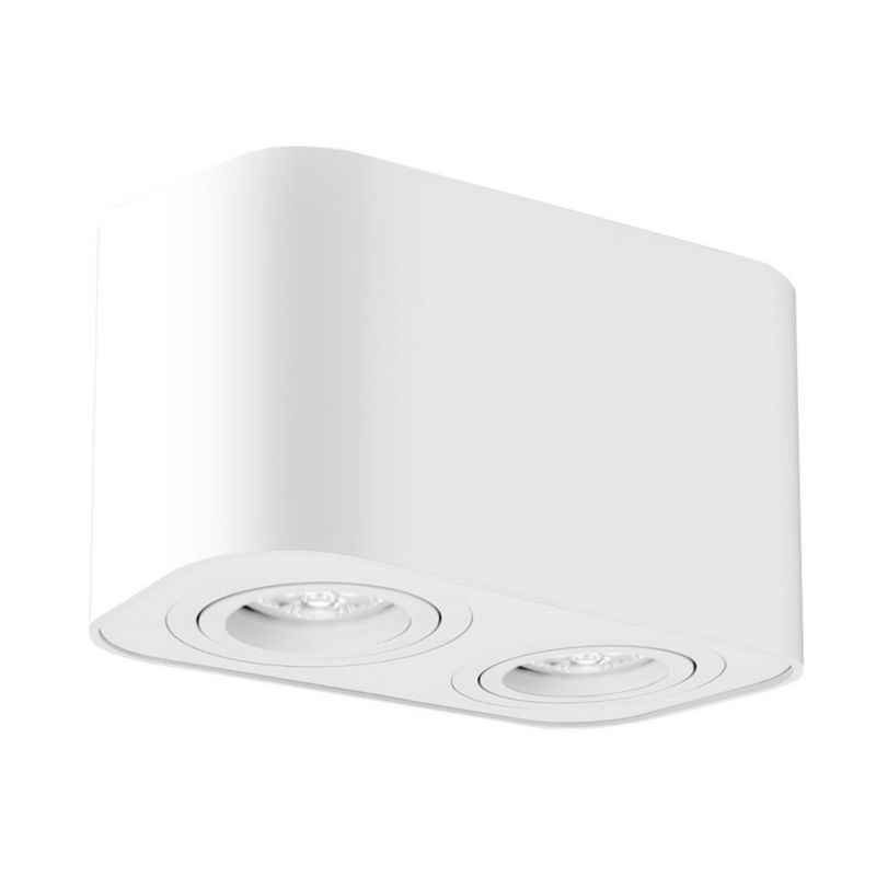 Oprawa sufitowa spot Rabalux Kobald biały matowy 2 x GU10 x 42W IP20 wym: 10,5 x 18 x 9,3 cm - 1 szt.