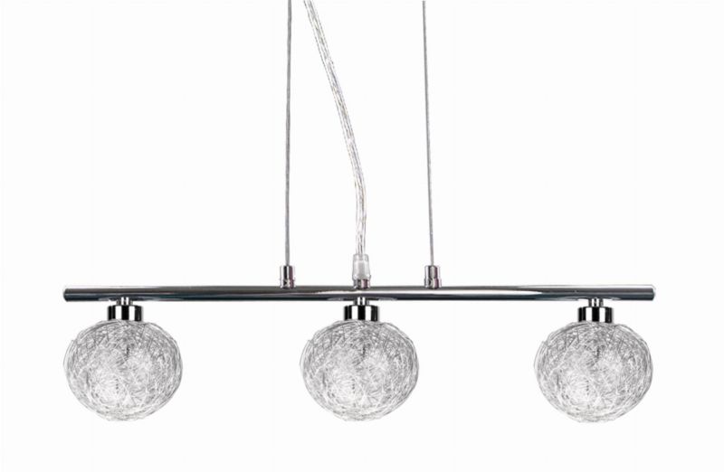 Lampa sufitowa Candellux Sphere chromowana-srebrna wym: 95 x 50 x 11 cm 3xG9 x 40W 1 szt.