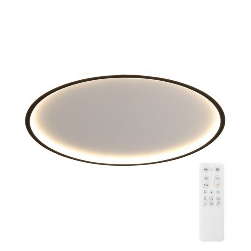 Plafon sufitowy nowoczesny Abigali Modern biało-czarny LED 36W 3000K-6000K 2880lm IP20 wym: 4,5 x 50 x 50 cm metal - 1 szt.