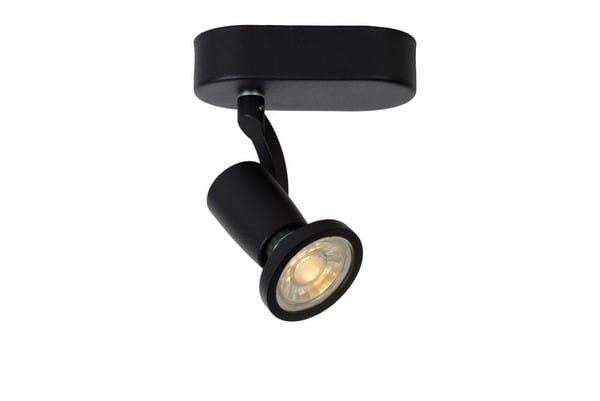 Kinkiet ścienny Lucide Jaster czarny 1 x GU10 x 5W IP20 wym: 5 x 11,5 cm - 1 szt.