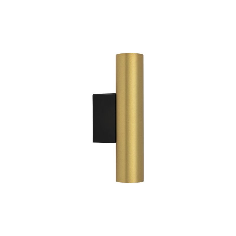 Kinkiet ścienny Nowodvorski Lighting Fourty mosiężno-czarny 2 x GU10 x 10W IP20 wym: 18 x 4 x 7,5 cm - 1 szt.