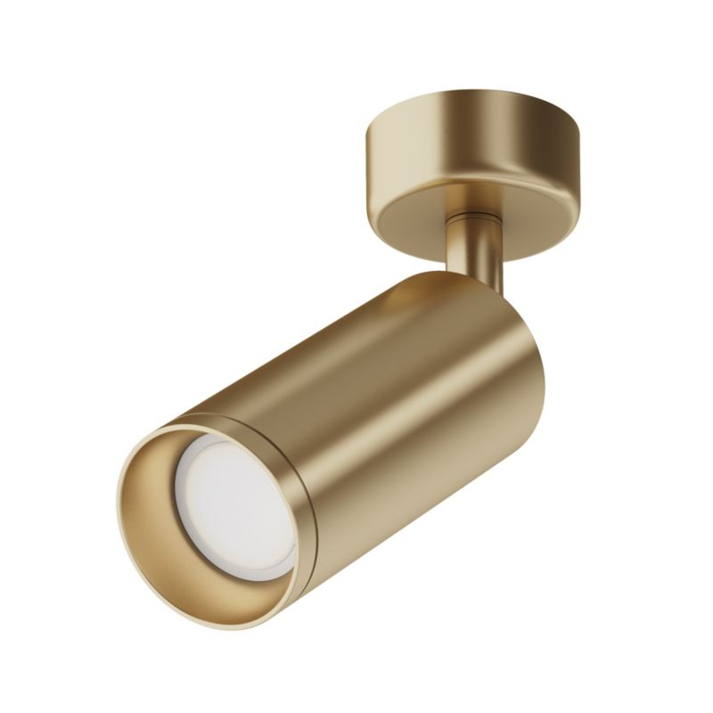 Lampa sufitowa Maytoni Focus mosiężno-złota wym: 19,5 x 6 x 13 cm 1xGU10 x 50W 1 szt.