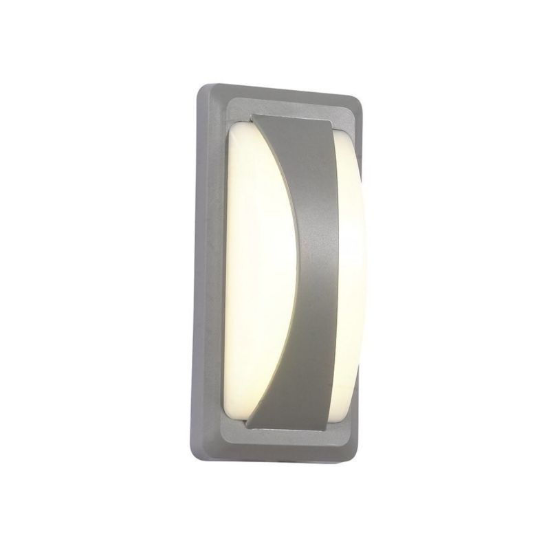 Kinkiet ścienny zewnętrzny V-TAC szary LED 12W 4000K 1160lm IP65 wym: 23 x 11 x 7,6 cm tworzywo sztuczne - 1 szt.