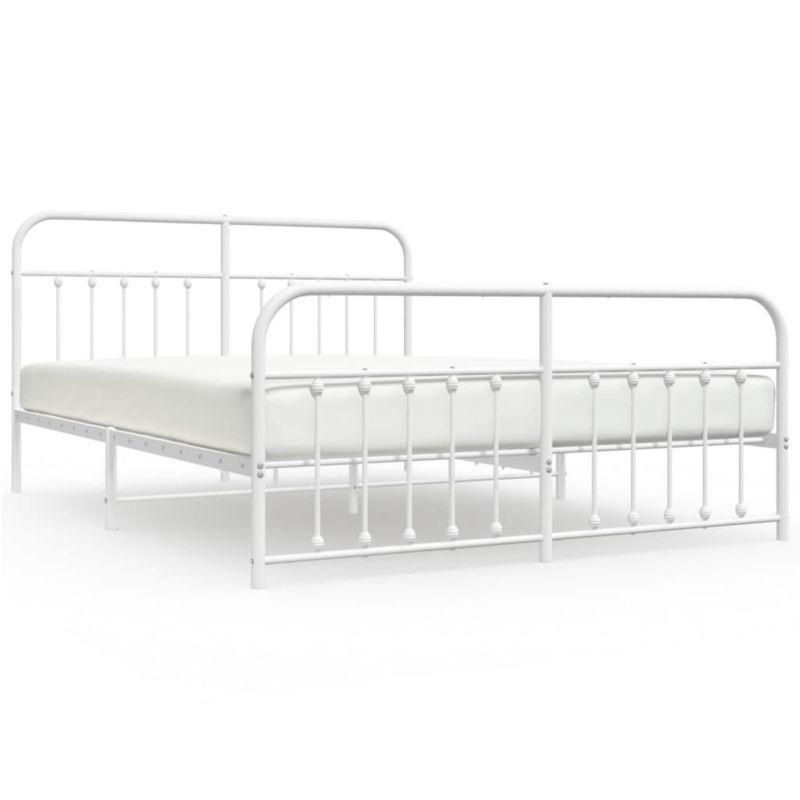 Łóżko metalowe WaszeMeble 160x200 cm biała WM-352648 1 szt.