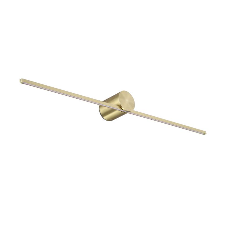 Kinkiet ścienny Light Prestige Modern złoty LED 8W 3000K 1100lm IP44 wym: 6,5 x 60,4 x 7,2 cm - 1 szt.
