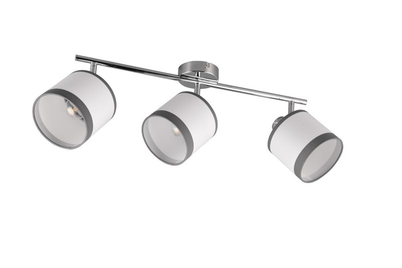 Lampa sufitowa wisząca RL Davos srebrna wym: 23 x 58 x 16,5 cm 3xE14 x 1 szt.