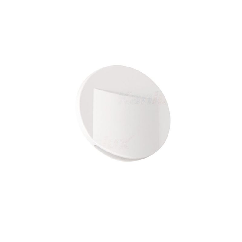 Oprawa oświetleniowa schodowa Kanlux Erinus biała LED 0.8W 3000K 15lm IP20 wym: 7,5 x 1,6 cm okrągła - 1 szt.