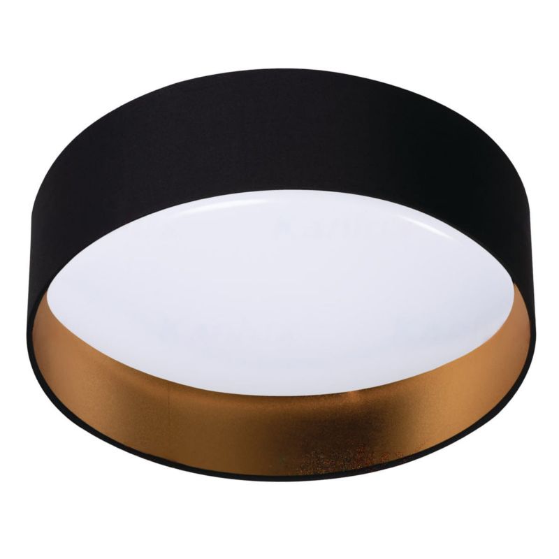 Plafon sufitowy Kanlux Rifa biało-czarny LED 17.5W 4000K 1500lm okrągły IP20 wym: 11,6 x 40 x 40 cm tworzywo sztuczne - 1 szt.