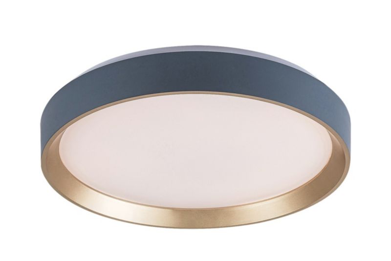 Plafon Rabalux Liatris2 popielato-biały LED 24W 3000K 1200lm IP20 wym: 7,5 x 38,5 x 38,5 cm metal - 1 szt.