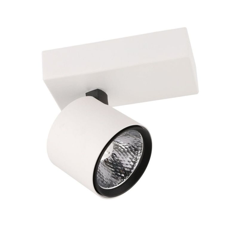 Kinkiet ścienny Italux Boniva biało-czarny styl nowoczesny LED 5W 3000K 300lm IP20 wym: 6,5 x 11,5 cm - 1 szt.