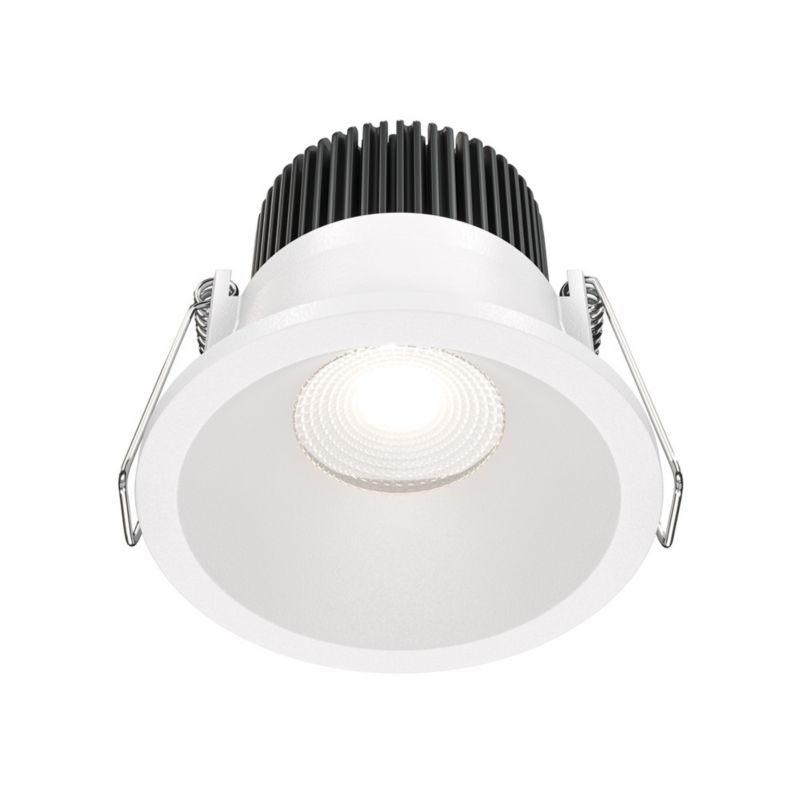 Oprawa sufitowa wpuszczana Maytoni Zoom łazienkowa biała LED 6W 4000K 480lm IP65 wym: 6 x 6 x 6 cm okrągła - 1 szt.