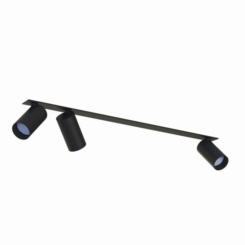 Oprawa wpuszczana Nowodvorski Lighting Mono Surface czarna ruchoma 3 x GU10 x 10W IP20 wym: 11 x 20 x 84 cm Listwa - 1 szt.