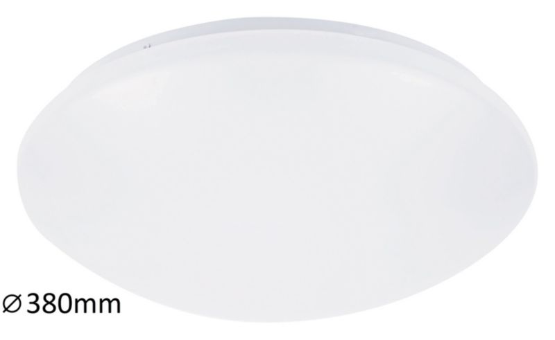 Plafon sufitowy nowoczesny Rabalux Lucas biały LED 24W 4000K 1800lm łazienkowy IP44 wym: 11 x 38 x 38 cm metal - 1 szt.