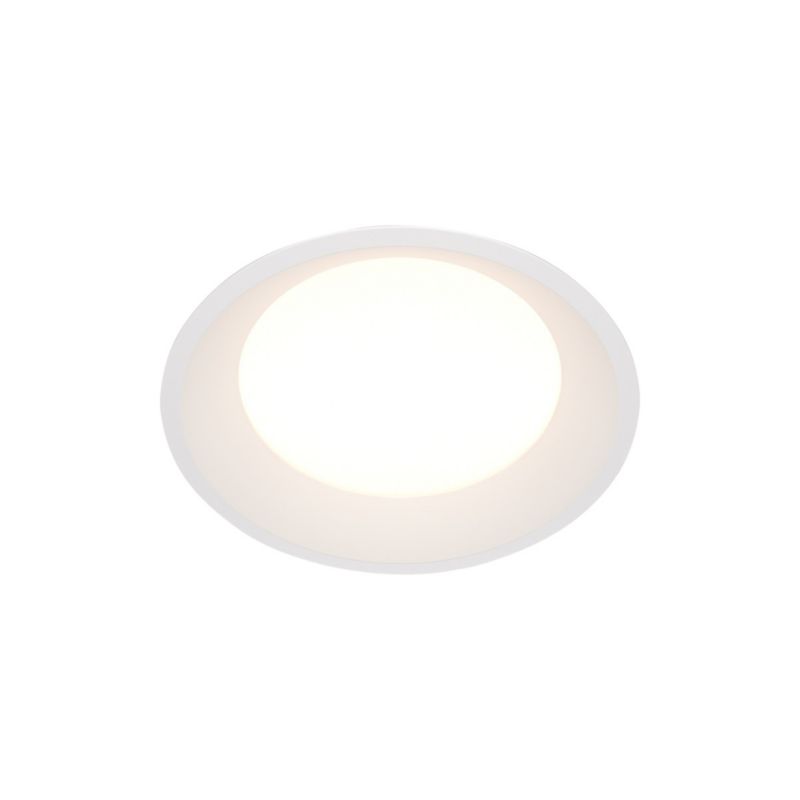 Oprawa sufitowa wpuszczana Maytoni Okno łazienkowa biała LED 18W 3000K 1400lm IP44 wym: 5,5 x 15,5 x 15,5 cm okrągła - 1 szt.