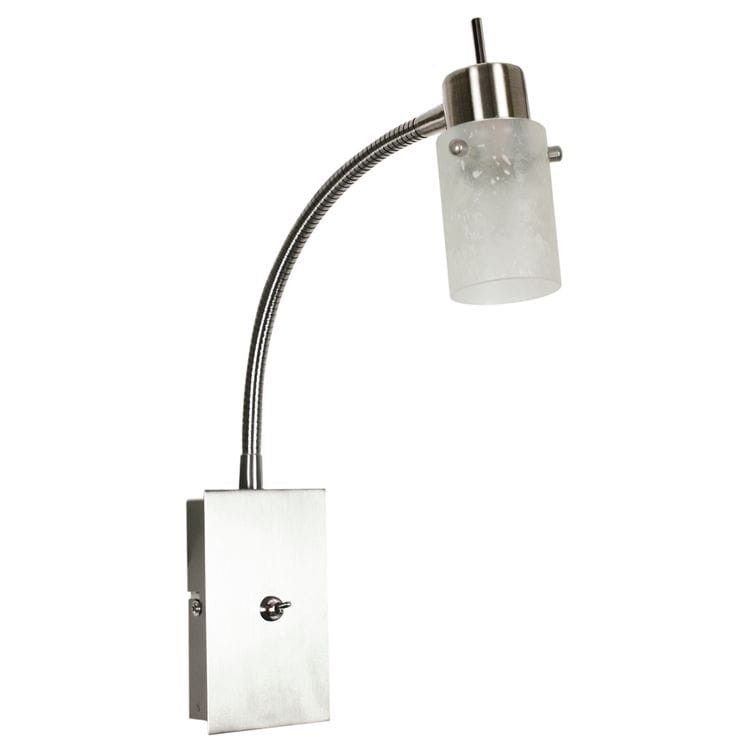 Kinkiet ścienny Candellux Frozen srebrno-biały 1 x G9 x 40W IP20 wym: 40 x 11 x 8 cm - 1 szt.