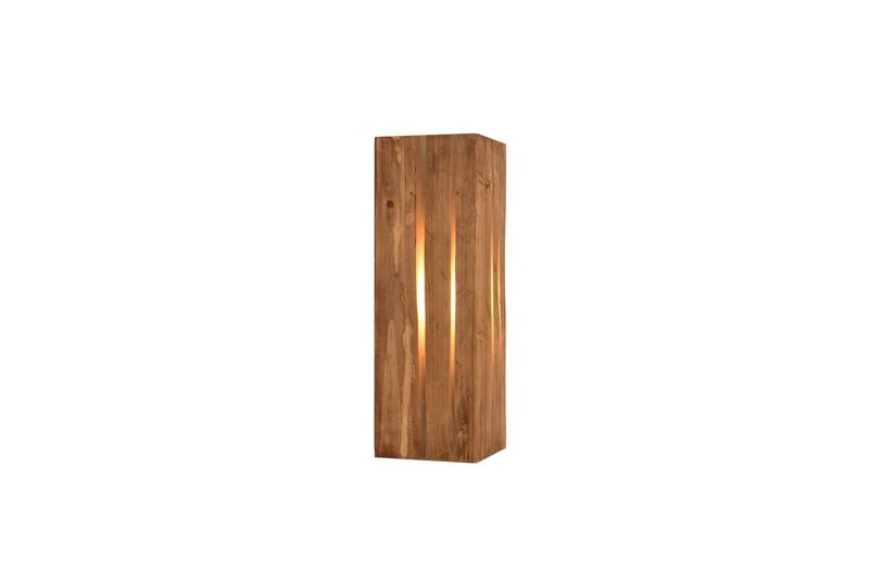 Kinkiet ścienny Trio Karuni jasne drewno 1 x E14 x IP20 wym: 11 x 30 x 14 cm - 1 szt.