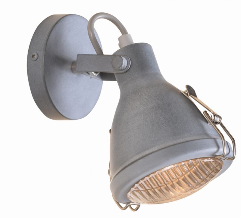 Kinkiet ścienny Candellux Crodo szaro-chromowany 1 x E14 x 40W IP20 wym: 18 x 18 x 11 cm - 1 szt.
